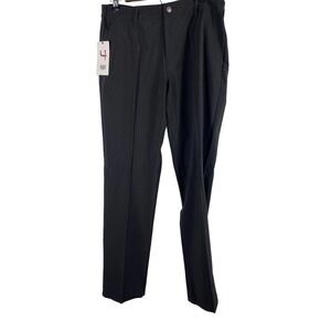 Short Par 4 Pants 32x34 Black Golf Tech Pants Mens NEW The Pavin Pant